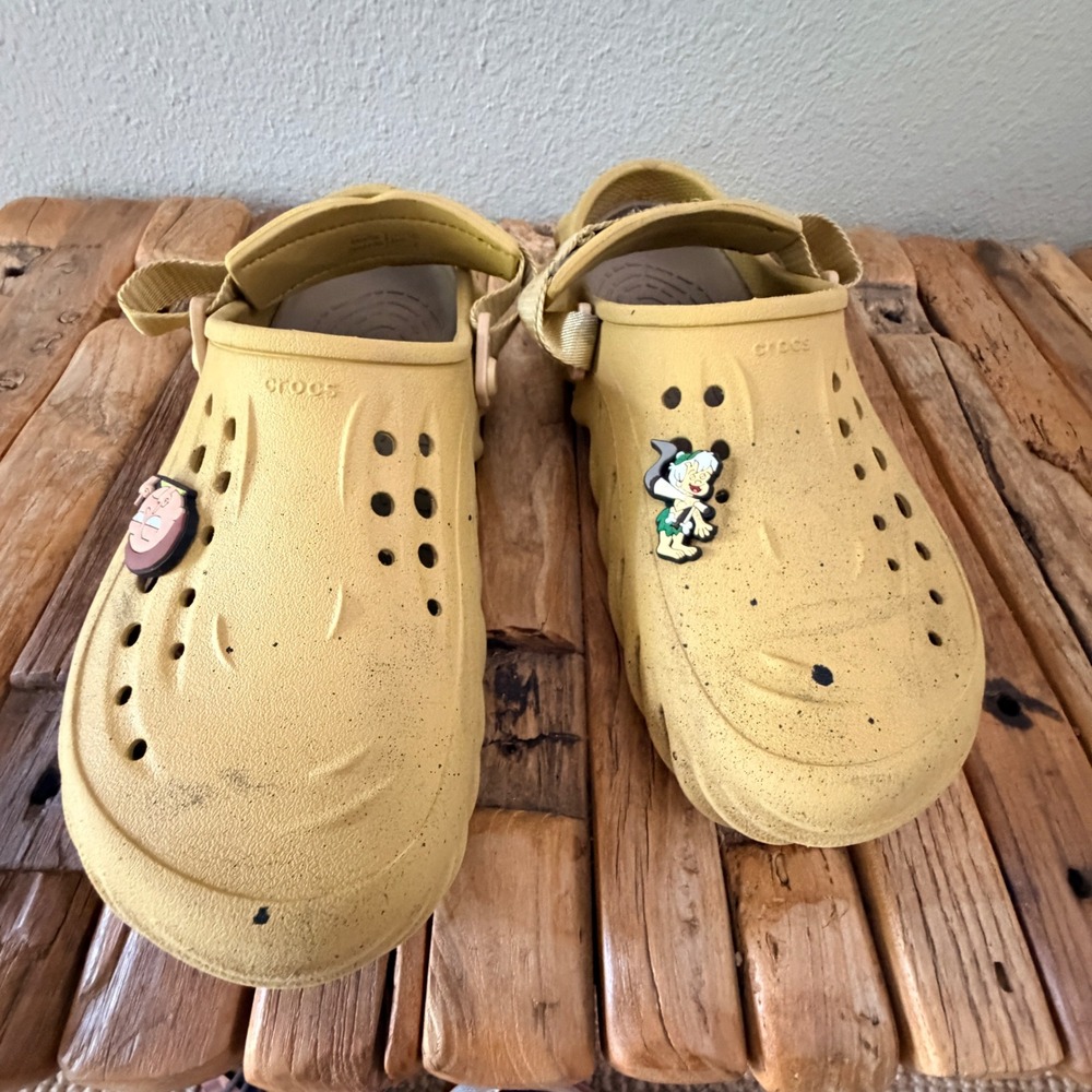 Crocs x Salehe Bembury Pollex Clog Wheat Yellow Mens 9 Womens 11 207393-2G9